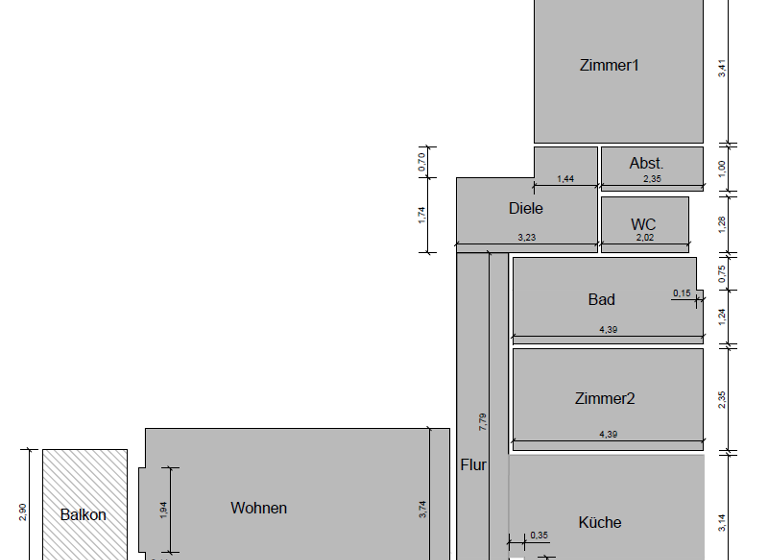 Wohnung zur Miete 1.590 € 3 Zimmer 96,4 m² 1. Geschoss Gustav-Adolf-Straße 114A Weißensee Berlin 13086