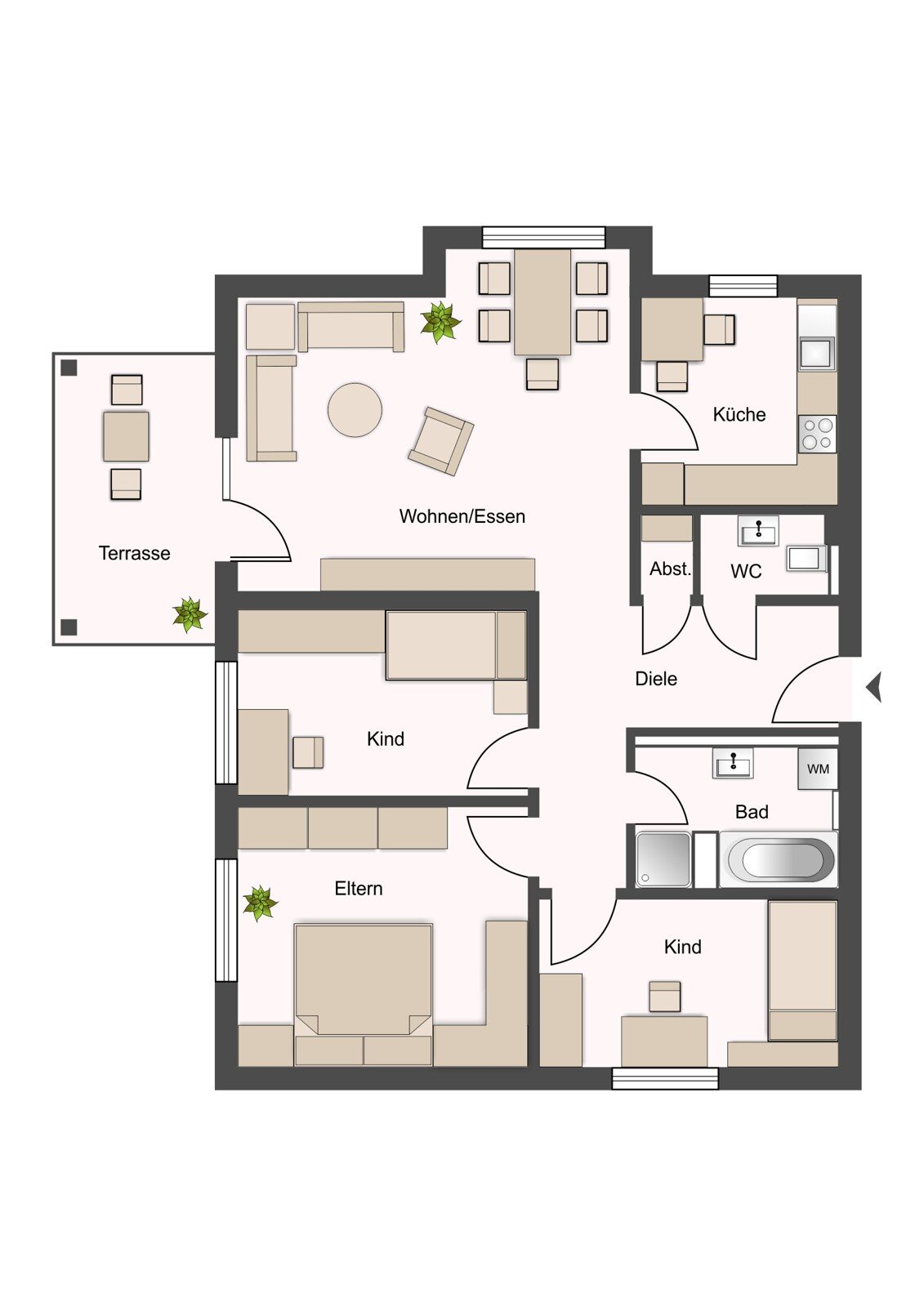 Wohnung zum Kauf 255.000 € 4 Zimmer 90,1 m²<br/>Wohnfläche Kupferzell Kupferzell 74635