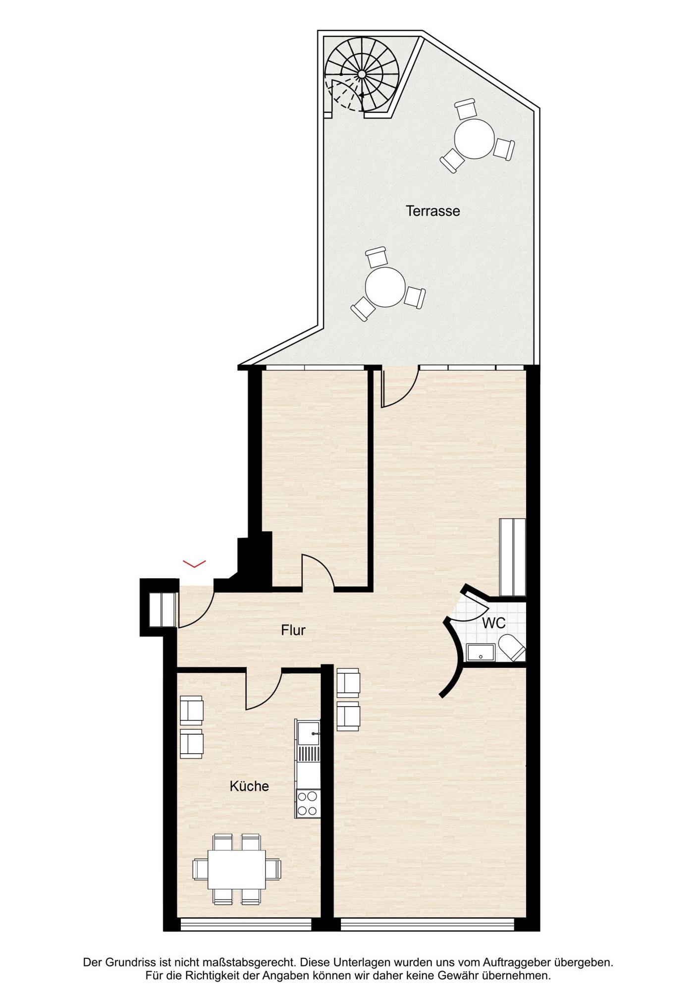 Bürogebäude zur Miete 800 € 80,4 m²<br/>Bürofläche Innenstadt Würzburg 97070