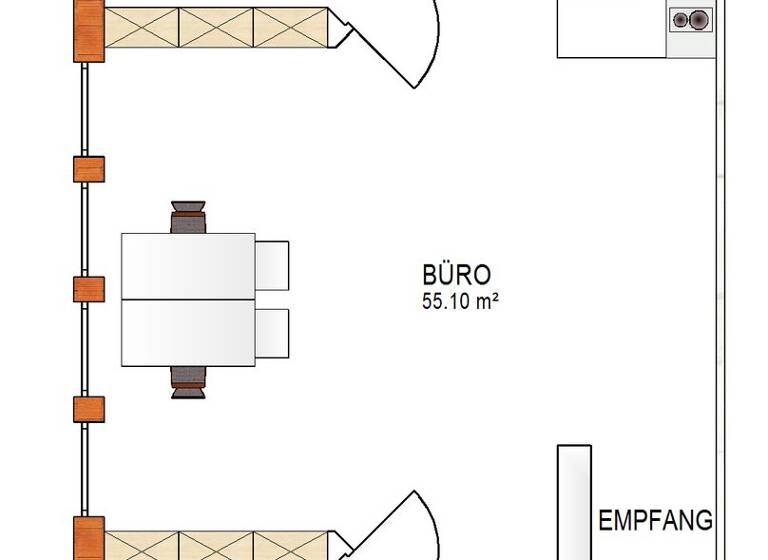 Bürofläche zur Miete provisionsfrei 770 € 110 m² Bürofläche Kornstr. 35 Kissing 86438