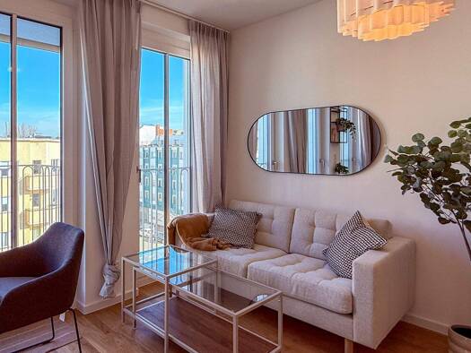 Studio zur Miete - Erstbezug 1.075 € 1 Zimmer 26,7 m² 4. Geschoss Osnabrücker Straße 27 Charlottenburg Berlin 10589