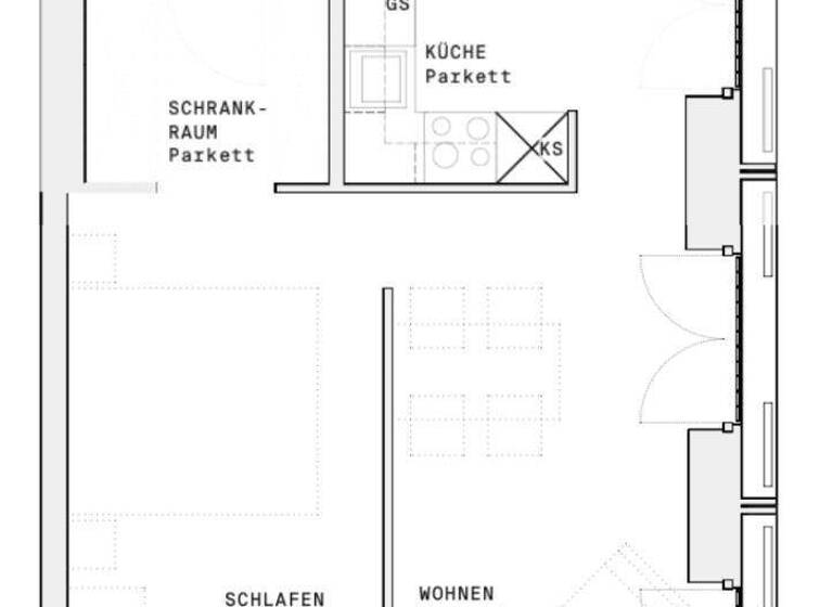 Wohnung zur Miete - Erstbezug 947 € 2 Zimmer 45 m² 11. Geschoss frei ab sofort Donau-City-Straße Wien 1220