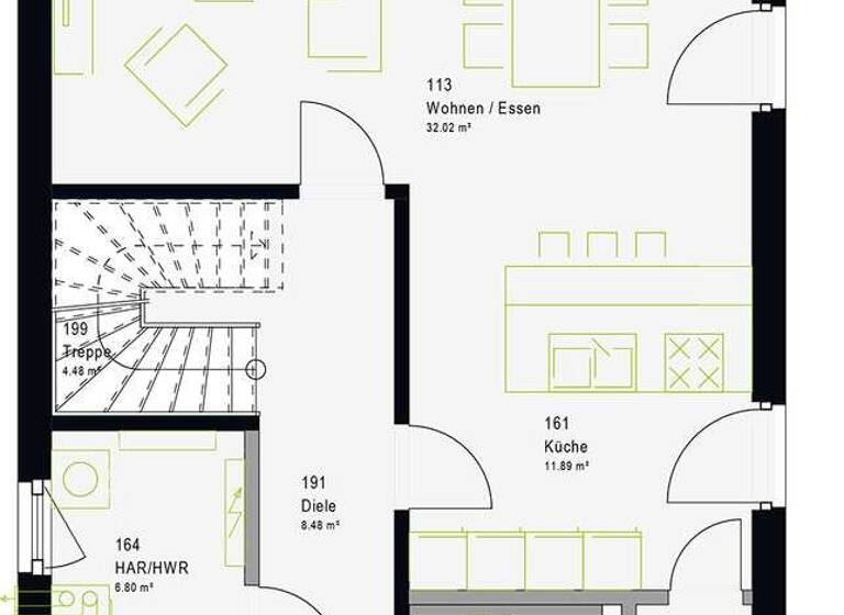 Einfamilienhaus zum Kauf - Erstbezug provisionsfrei 347.150 € 4 Zimmer 137 m² 550 m² Grundstück Heldenfingen 89547