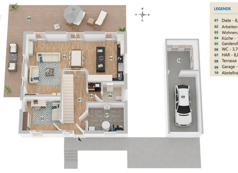Einfamilienhaus zum Kauf 450.000 € 5 Zimmer 146,9 m²<br/>Wohnfläche 707 m²<br/>Grundstück Rennerod Rennerod 56477