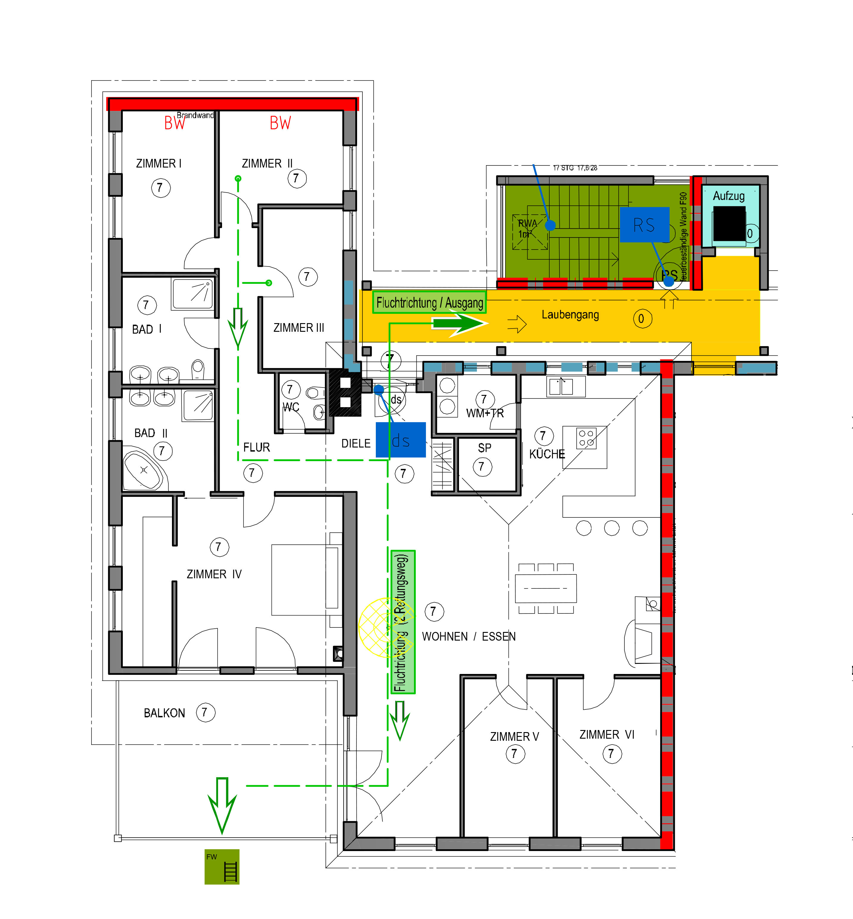 Büro-/Praxisfläche zur Miete provisionsfrei 2.140 € 7,5 Zimmer 214 m²<br/>Bürofläche Öhringen Öhringen 74613