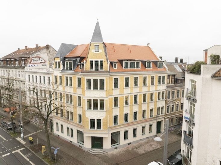 Wohnung zur Miete 600 € 1 Zimmer 43,1 m²<br/>Wohnfläche 1.<br/>Geschoss 01.03.2025<br/>Verfügbarkeit Stockartstraße 16a Connewitz Leipzig 04277