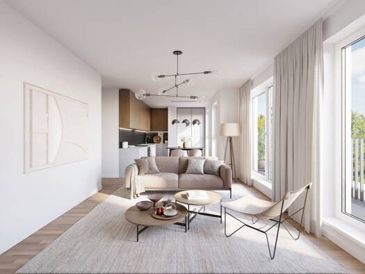 Terrassenwohnung zum Kauf - Neubau provisionsfrei 268.000 € 2 Zimmer 62 m² EG Beurig Saarburg 54439