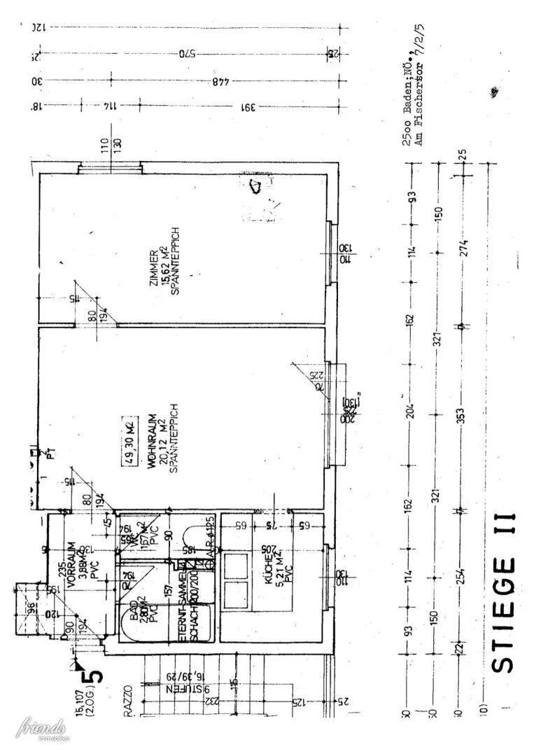 Wohnung zur Miete 565 € 2 Zimmer 50 m²<br/>Wohnfläche Baden 2500