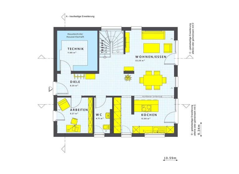 Einfamilienhaus zum Kauf 556.408 € 5 Zimmer 164 m² 555 m² Grundstück Dalheim 55278
