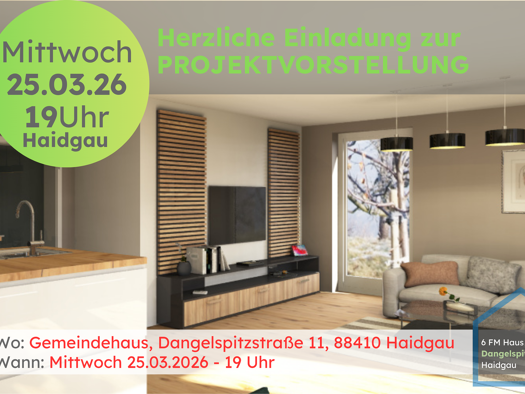 Wohnung zum Kauf provisionsfrei 399.280 € 3 Zimmer 92 m² EG Dangelspitzstraße 16 Haidgau Bad Wurzach 88410