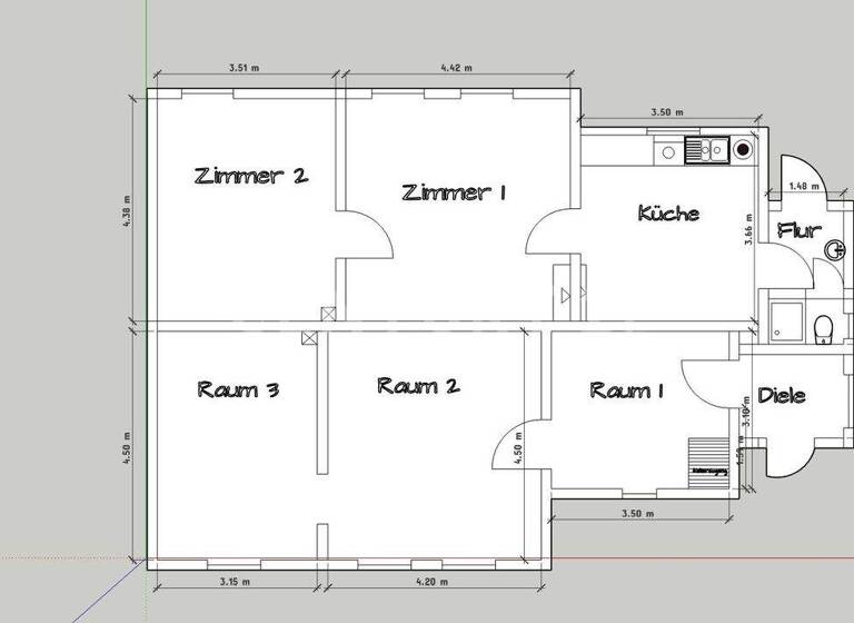 Einfamilienhaus zum Kauf 69.000 € 5 Zimmer 120 m² 380 m² Grundstück Mark Zwuschen 06917
