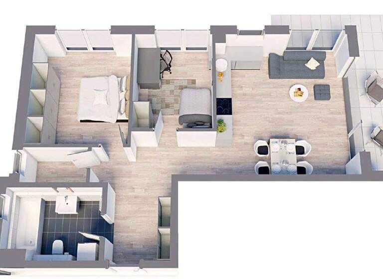 Terrassenwohnung zum Kauf - Neubau provisionsfrei als Kapitalanlage geeignet 852.000 € 3 Zimmer 83 m² Partenkirchen Garmisch-Partenkirchen 82467