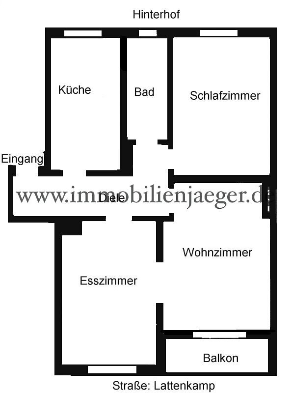 Wohnung zur Miete 1.580 € 3 Zimmer 76 m²<br/>Wohnfläche 3.<br/>Geschoss ab sofort<br/>Verfügbarkeit Lattenkamp 64 Winterhude Hamburg 22299