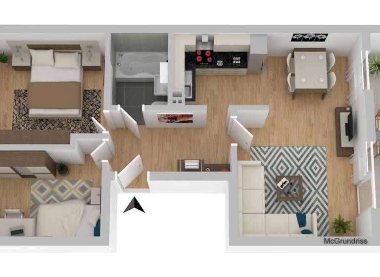 Wohnung zur Miete 296 € 3 Zimmer 55,9 m² 6. Geschoss frei ab 01.06.2026 Am Himmelreich 50 Suhl 98527