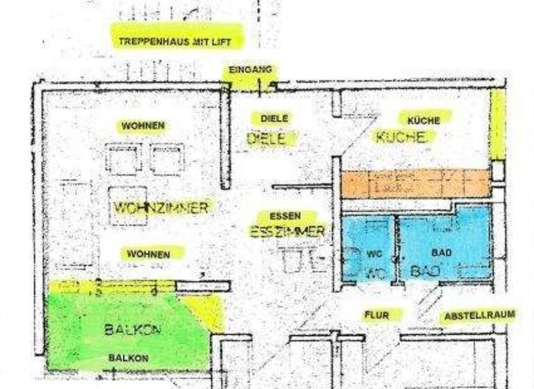 Wohnung zum Kauf 189.000 € 3 Zimmer 75,9 m² frei ab sofort Bamberg 96052