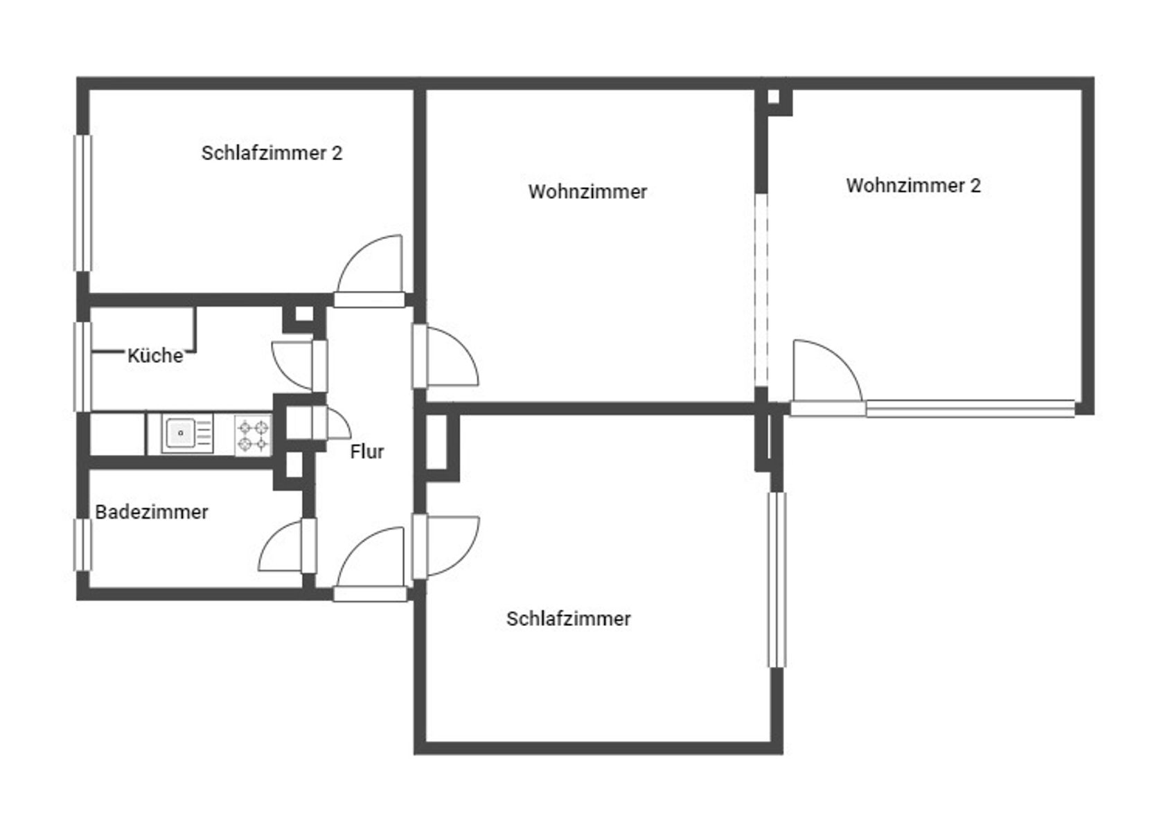 Wohnung zum Kauf 250.000 € 3,5 Zimmer 78,2 m²<br/>Wohnfläche EG<br/>Geschoss Villenkolonie Darmstadt 64297