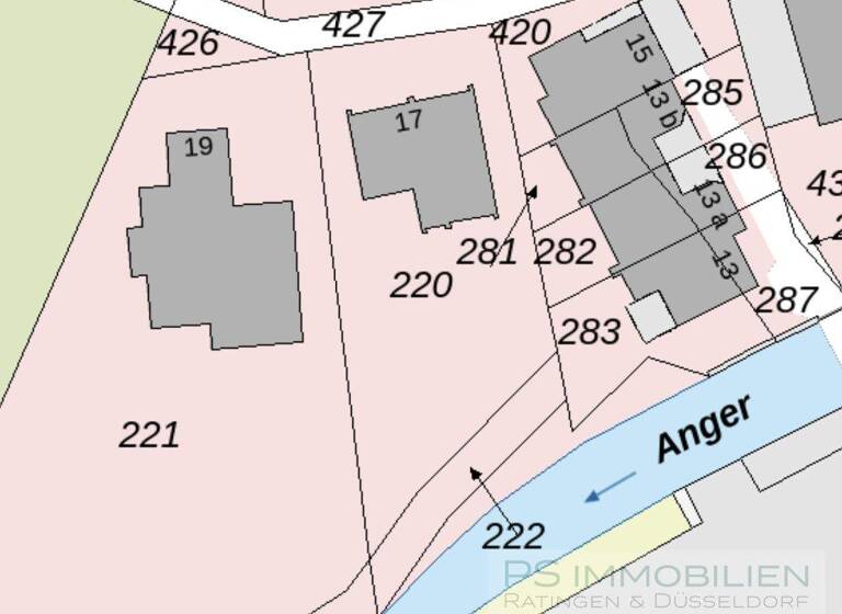 Grundstück zum Kauf 705.000 € 930 m² Grundstück Am Angerhof 17 Zentrum Ratingen 40878