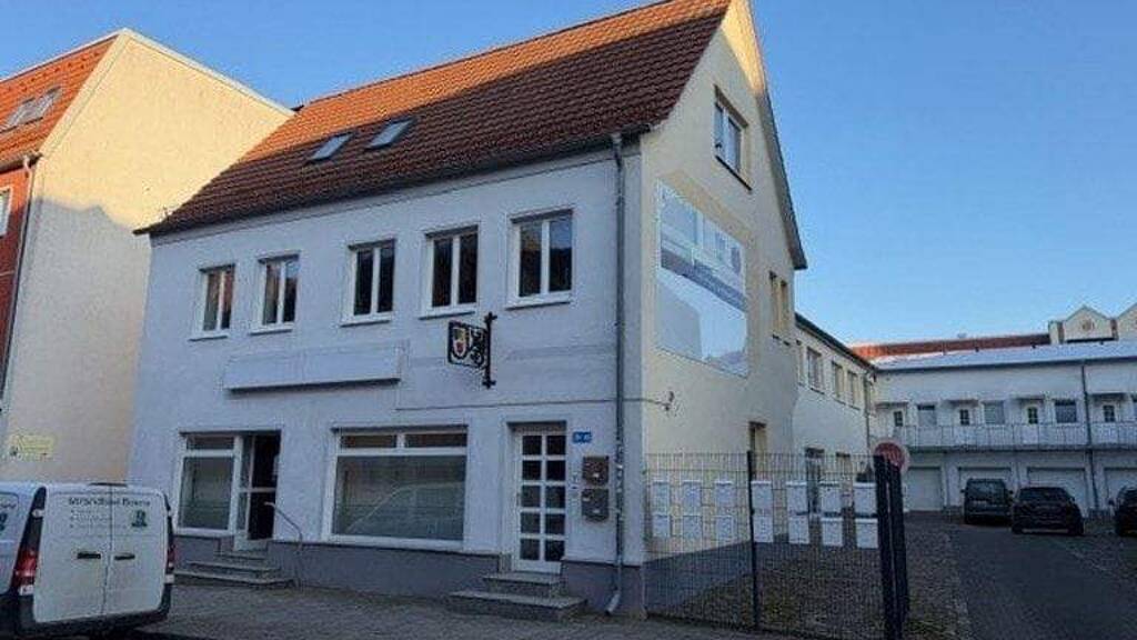 Büro zur Miete 1.100 € 6 Zimmer 135 m² Bürofläche Innenstadt Greifswald 17489