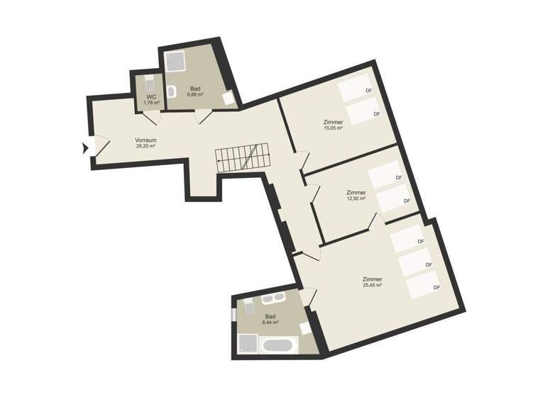 Penthouse zum Kauf 1.420.000 € 5 Zimmer 190 m² 5. Geschoss Untere Donaustraße Wien 1020