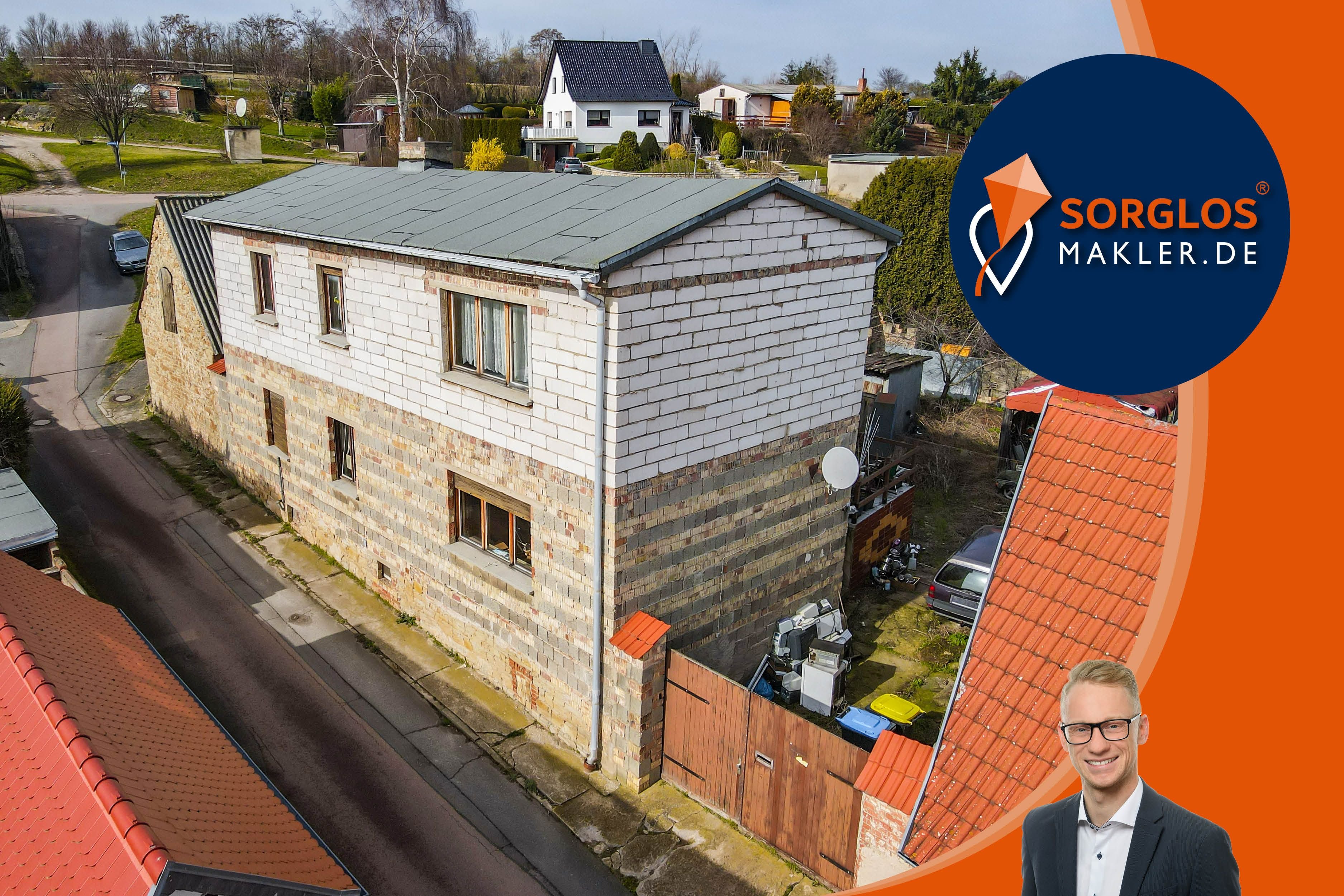 Einfamilienhaus zum Kauf 39.000 € 4 Zimmer 131,7 m²<br/>Wohnfläche 2.037 m²<br/>Grundstück Giersleben 06449