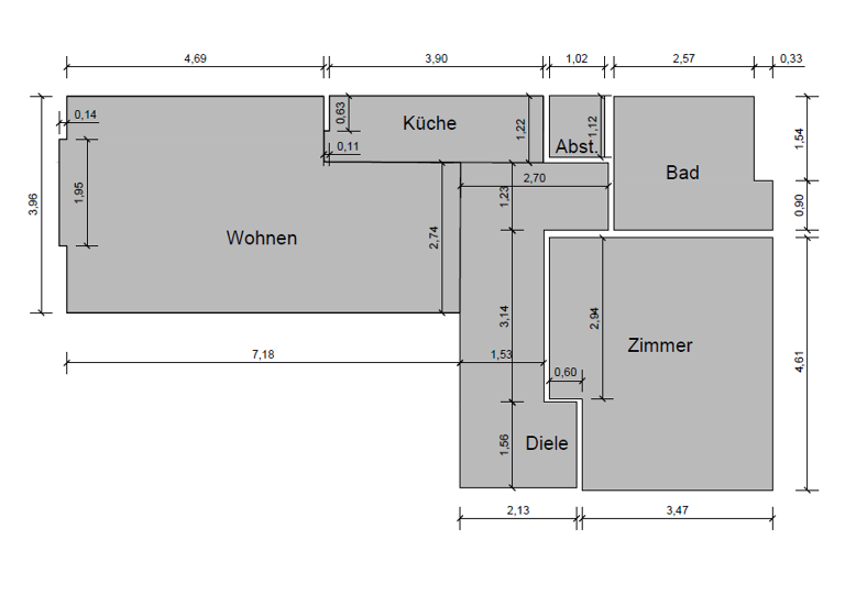 Wohnung zur Miete 1.260 € 2 Zimmer 67,4 m² 2. Geschoss Gustav-Adolf-Straße 114A Weißensee Berlin 13086