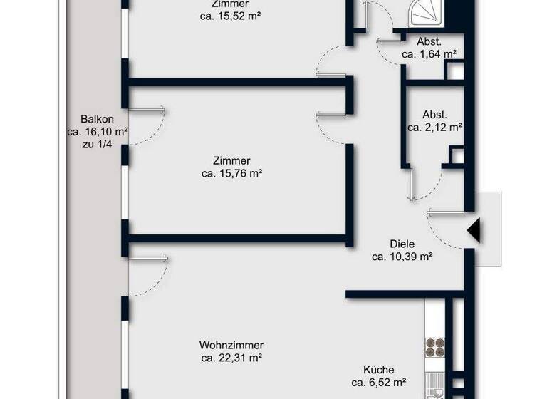 Wohnung zum Kauf 138.000 € 3 Zimmer 83 m² Vegesack Bremen 28757