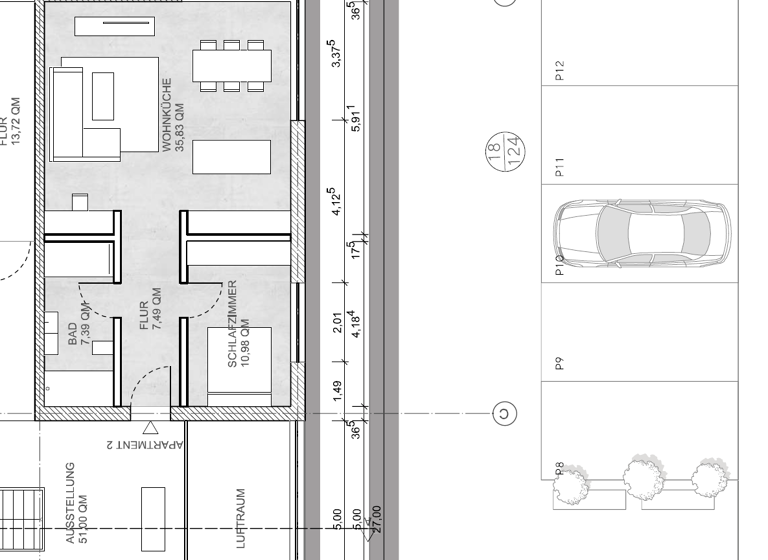 Wohnung zur Miete 2.300 € 2 Zimmer 65 m² Geschoss 1/2 frei ab sofort Eschollbrücken Pfungstadt 64319