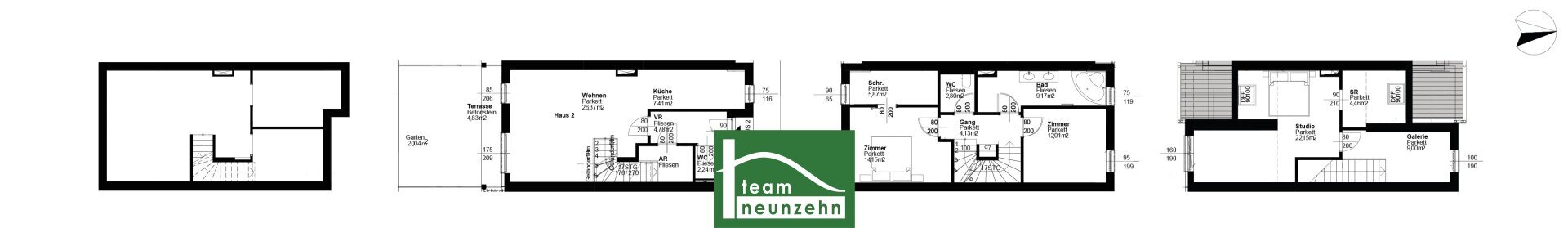 Reihenmittelhaus zum Kauf 474.018 € 5 Zimmer 127,8 m²<br/>Wohnfläche Agavenweg 22 Wien 1220