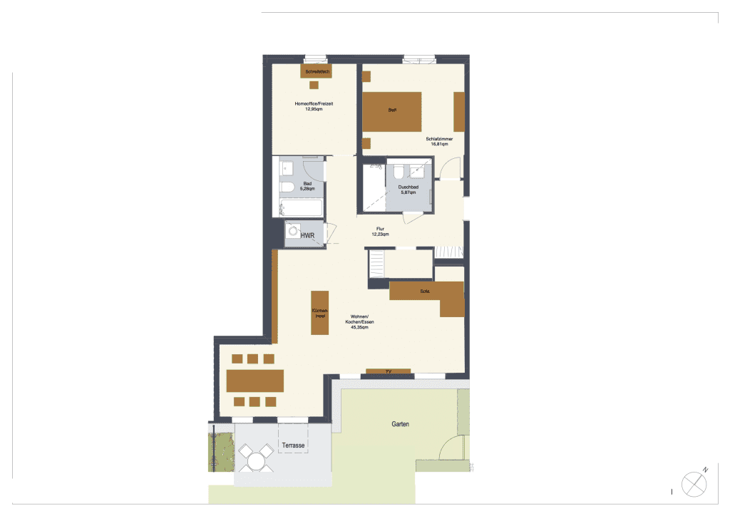 Wohnung zur Miete Wohnen auf Zeit 3.600 € 5 Zimmer 110 m²<br/>Wohnfläche ab sofort<br/>Verfügbarkeit Eichbuschallee Baumschulenweg Berlin 12437