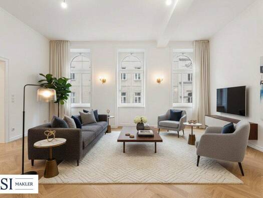 Wohnung zum Kauf - Erstbezug 788.000 € 4 Zimmer 96,5 m² 2. Geschoss Burggasse 119 Wien 1070