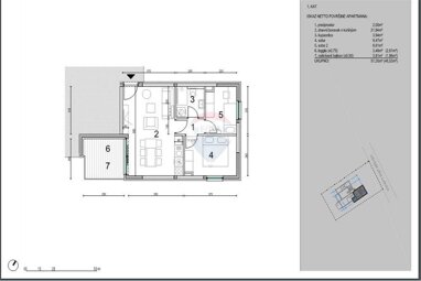 Wohnung zum Kauf 181.230 € 3 Zimmer 48 m² 1. Geschoss Novalja center 53291