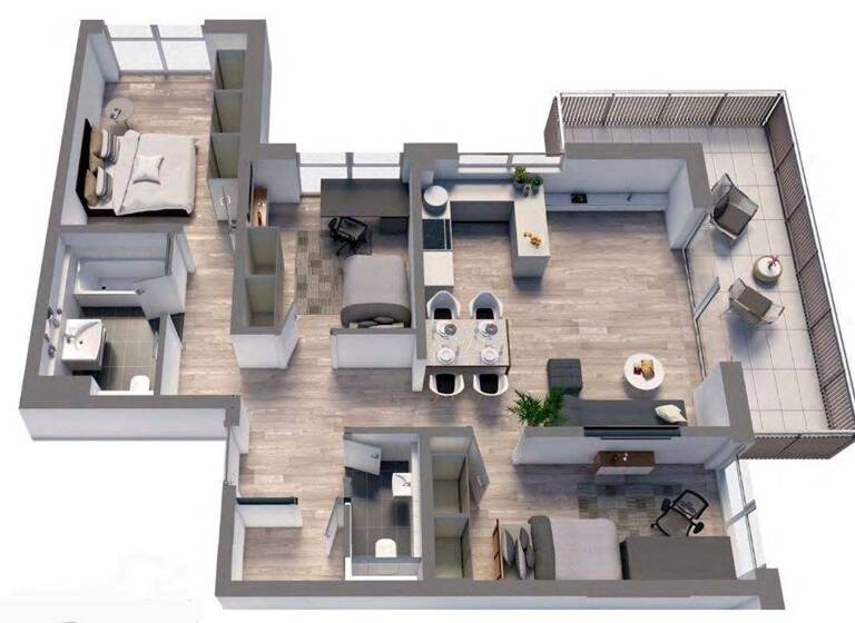 Wohnung zur Miete 2.060 € 4 Zimmer 89 m² frei ab sofort Partenkirchen Garmisch-Partenkirchen 82467