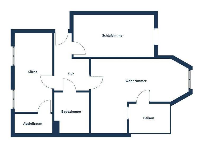 Wohnung zum Kauf 99.000 € 2 Zimmer 54 m² 2. Geschoss Deichhorst Delmenhorst 27753