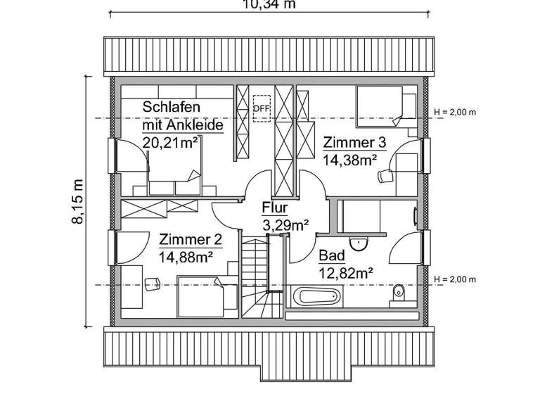 Einfamilienhaus zum Kauf provisionsfrei 384.460 € 5 Zimmer 144,5 m² 1.962 m² Grundstück Bahnhofsstraße Pantlitz Ahrenshagen-Daskow 18320