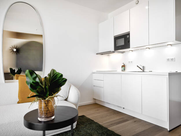 Wohnung zum Kauf - Neubau provisionsfrei 510.000 € 2 Zimmer 52,1 m² 25. Geschoss Europa-Allee Gallus Innenstadt I 60327