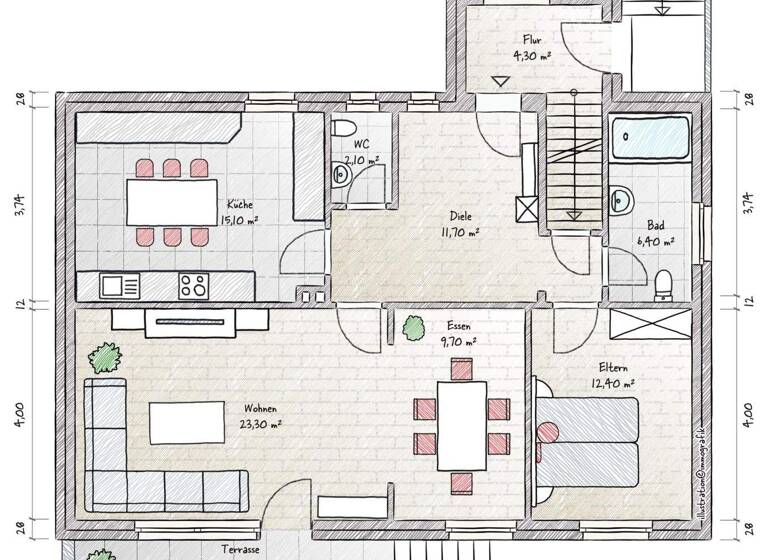 Einfamilienhaus zum Kauf 449.000 € 4,5 Zimmer 152 m² 628 m² Grundstück Escheburg 21039