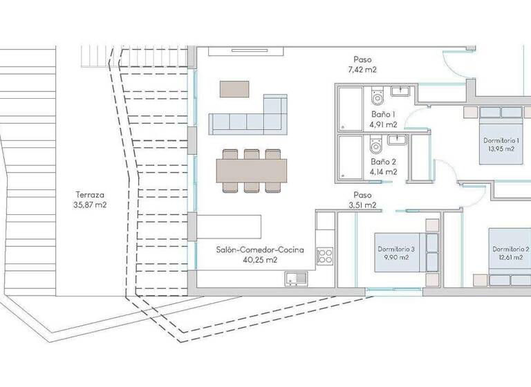 Penthouse zum Kauf - Erstbezug provisionsfrei 469.900 € 4 Zimmer 229 m² Finestrat 03509