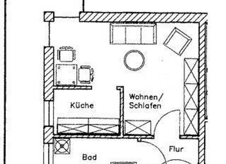 Studio zur Miete 433 € 1 Zimmer 44 m² EG Jägerhofstraße 111 Radebeul 01445