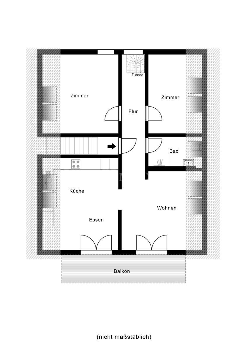 Wohnung zur Miete 1.750 € 3 Zimmer 86 m²<br/>Wohnfläche 2.<br/>Geschoss Heerstraße Stuttgart 70563