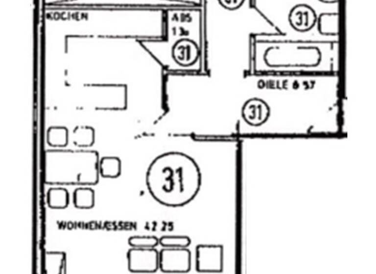 Wohnung zur Miete 604 € 3 Zimmer 92,9 m²<br/>Wohnfläche 1.<br/>Geschoss 01.07.2025<br/>Verfügbarkeit Am Goldstück 25 Madelungen Eisenach 99817