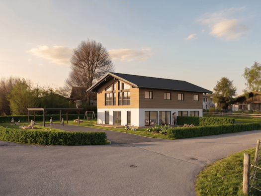 Doppelhaushälfte zum Kauf provisionsfrei 998.000 € 4 Zimmer 125 m² 484 m² Grundstück frei ab 01.01.2028 Gartenweg Breitbrunn Breitbrunn am Chiemsee 83254