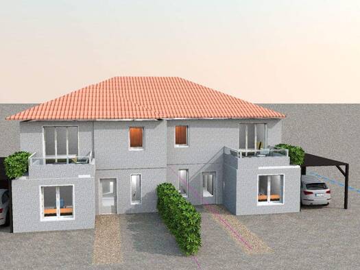 Doppelhaushälfte zum Kauf - Erstbezug 649.000 € 5,5 Zimmer 138,3 m² 450 m² Grundstück Hilzingen 78247