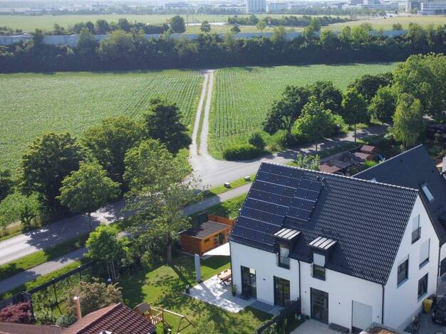 Doppelhaushälfte zum Kauf provisionsfrei 1.299.999 € 5 Zimmer 125 m² 200 m² Grundstück Pfarrer-Seeanner-Straße 40 Garching Garching bei München 85748