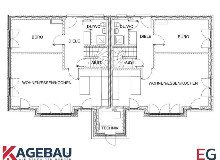 Doppelhaushälfte zum Kauf 399.900 € 5 Zimmer 126 m² 480 m² Grundstück Lindholm Risum-Lindholm 25920