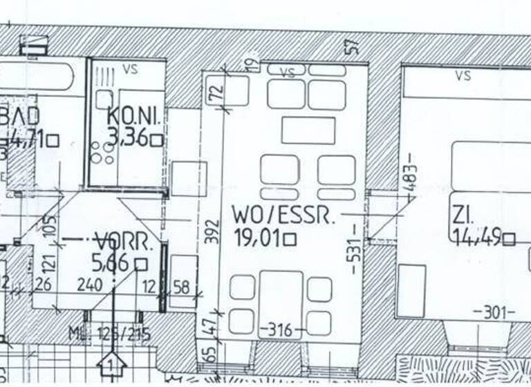 Wohnung zur Miete 424 € 2 Zimmer 49,4 m² Jakoministraße Jakomini Graz 8010