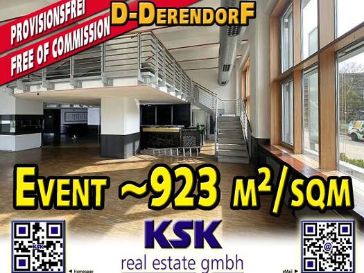 Freizeitgastronomie zur Miete provisionsfrei 923 m² Gastrofläche Derendorf Düsseldorf 40476