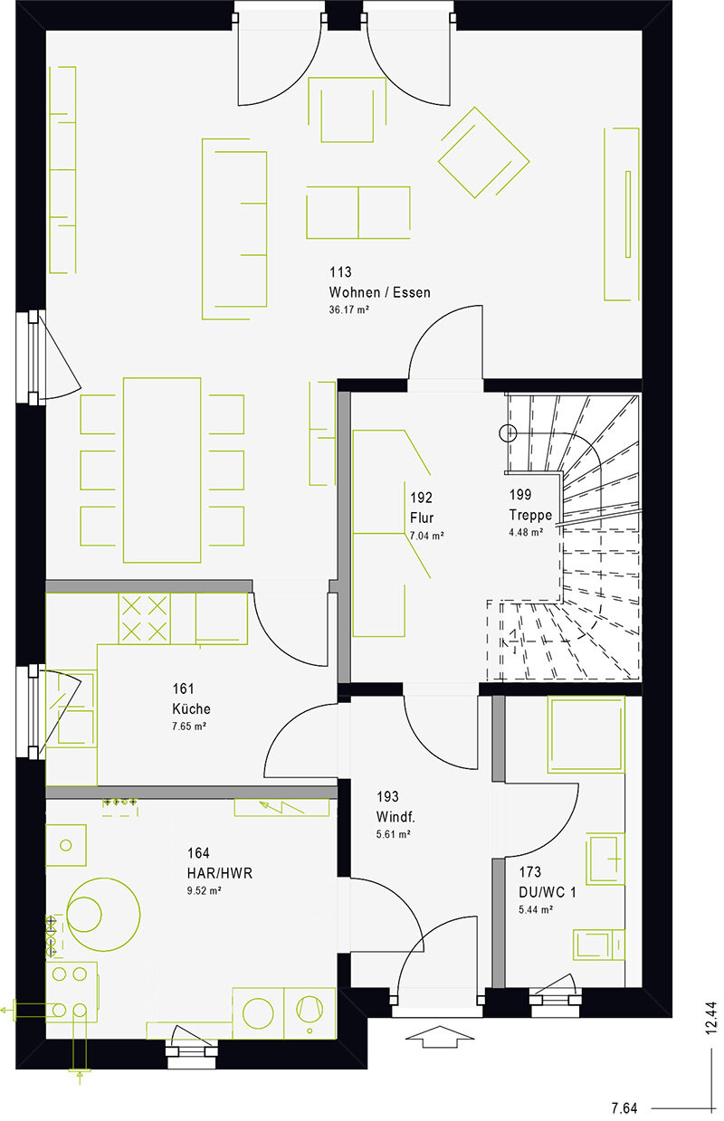 Mehrfamilienhaus zum Kauf provisionsfrei 322.300 € 8 Zimmer 177 m²<br/>Wohnfläche 731 m²<br/>Grundstück Dombühl Dombühl 91601