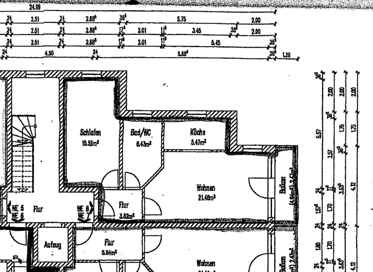 Wohnung zum Kauf 120.000 € 2 Zimmer 61 m² Körnergäßchen 3 Brand-Erbisdorf 09618