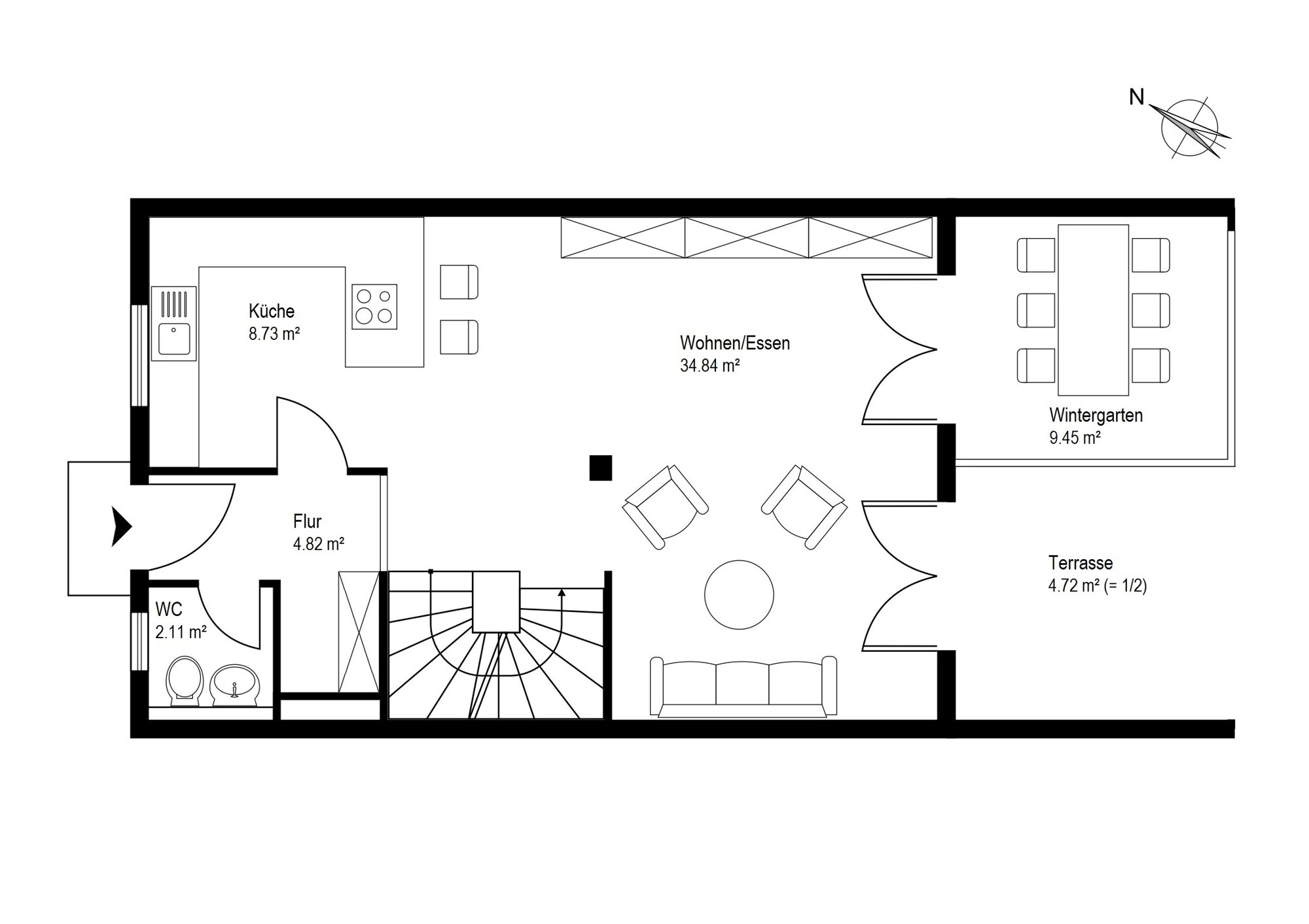 Reihenmittelhaus zum Kauf 1.190.000 € 4 Zimmer 160 m²<br/>Wohnfläche 229 m²<br/>Grundstück Karlsfeld 85757