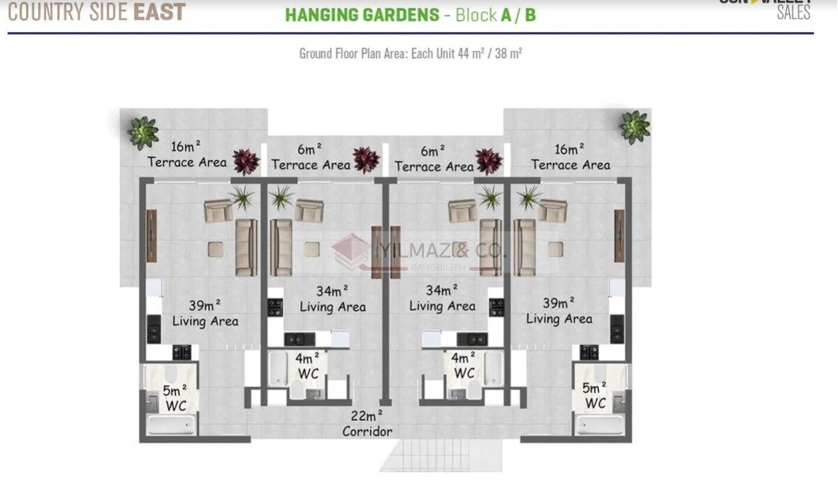 Loft zum Kauf provisionsfrei 205.000 € 1 Zimmer 60 m²<br/>Wohnfläche Kyrenia 99400